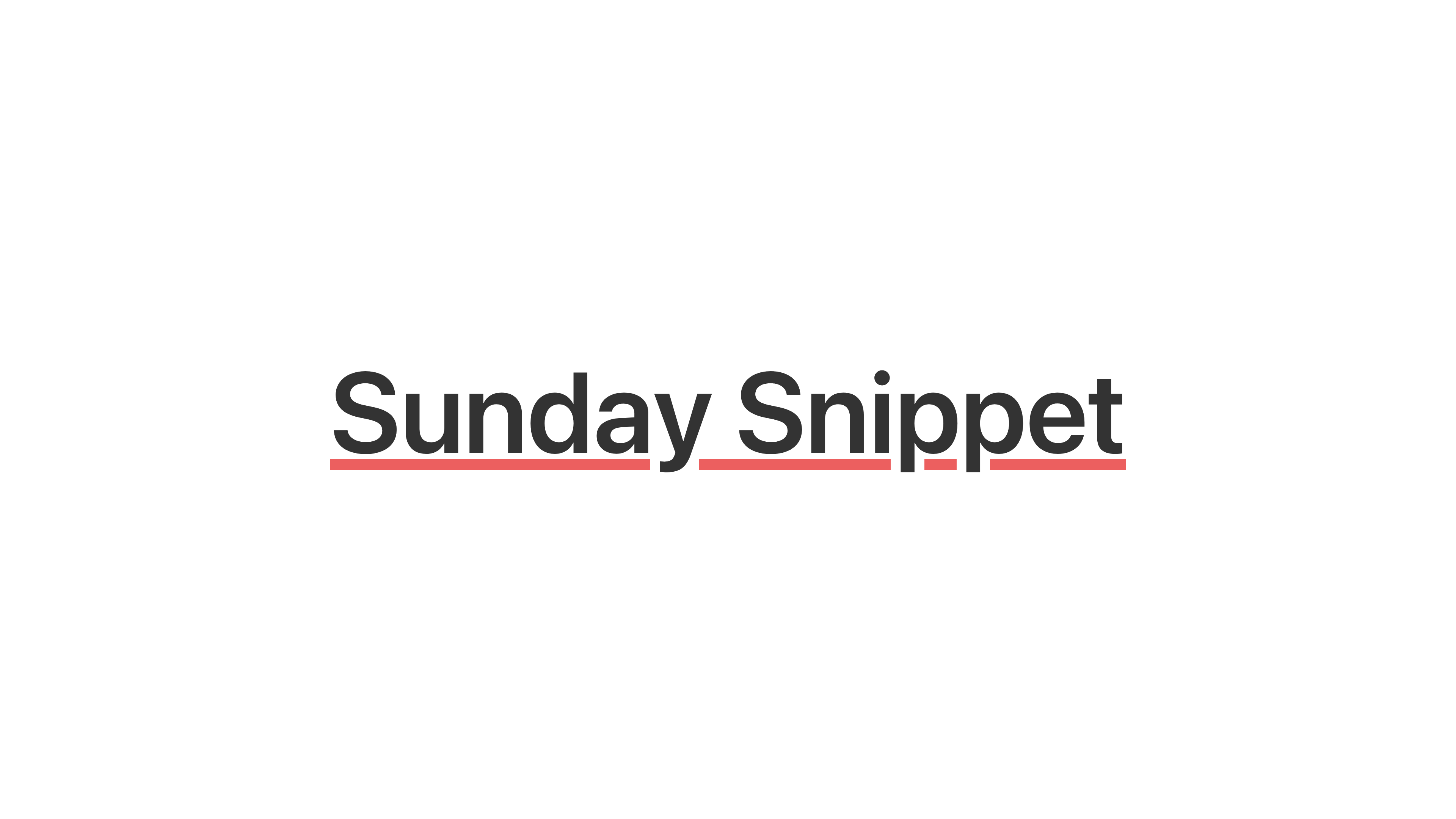 Sunday Snippet #12 git log prettify